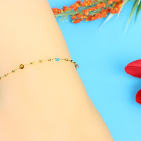 Elegant Handmade Anklet – Perfect for Women & Girls | Ideal Gift Option, DYC1367 - Picture 6 of 7